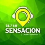 Logo de Radio Sensacion Pasco - 98.7 FM